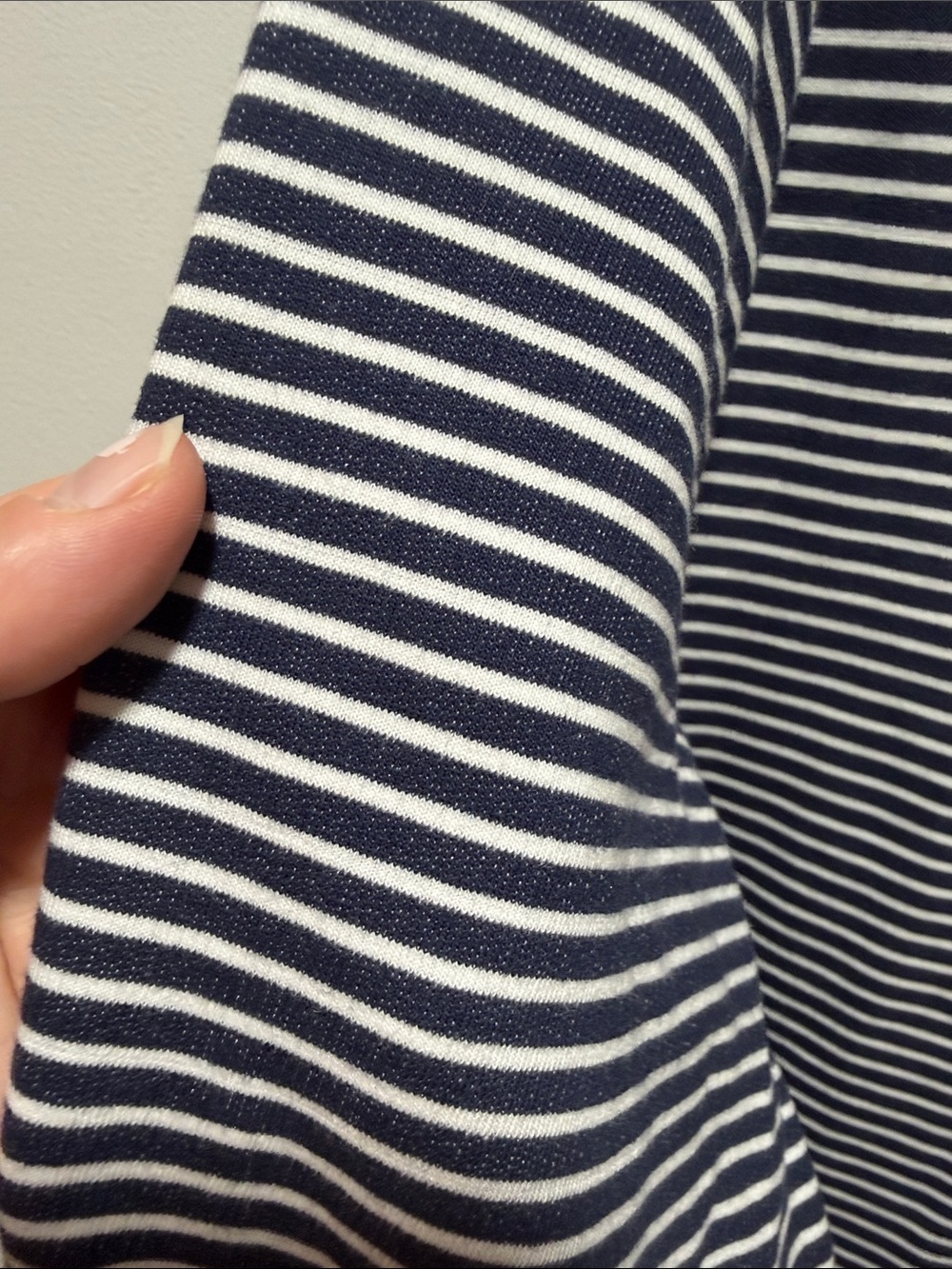 J Crew Performance Men’s Striped 1/4 Zip Sweater Size L Workout Casual Stretch - Picture 3 of 7